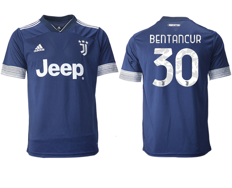 Men 2020-2021 club Juventus away aaa version #30 blue Soccer Jerseys